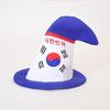 Funny Korean Flags Print Hat Adult Carnivals Party Hat Dress Up Carnivals Hat