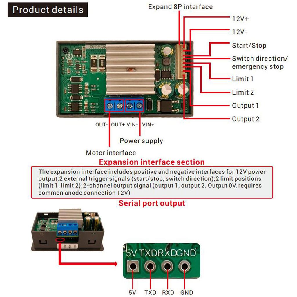 Highly Power Stepper Motor Driver Replacement Forward Reverse Control Driver Reverse Pulse Speed Control Board Enduring
