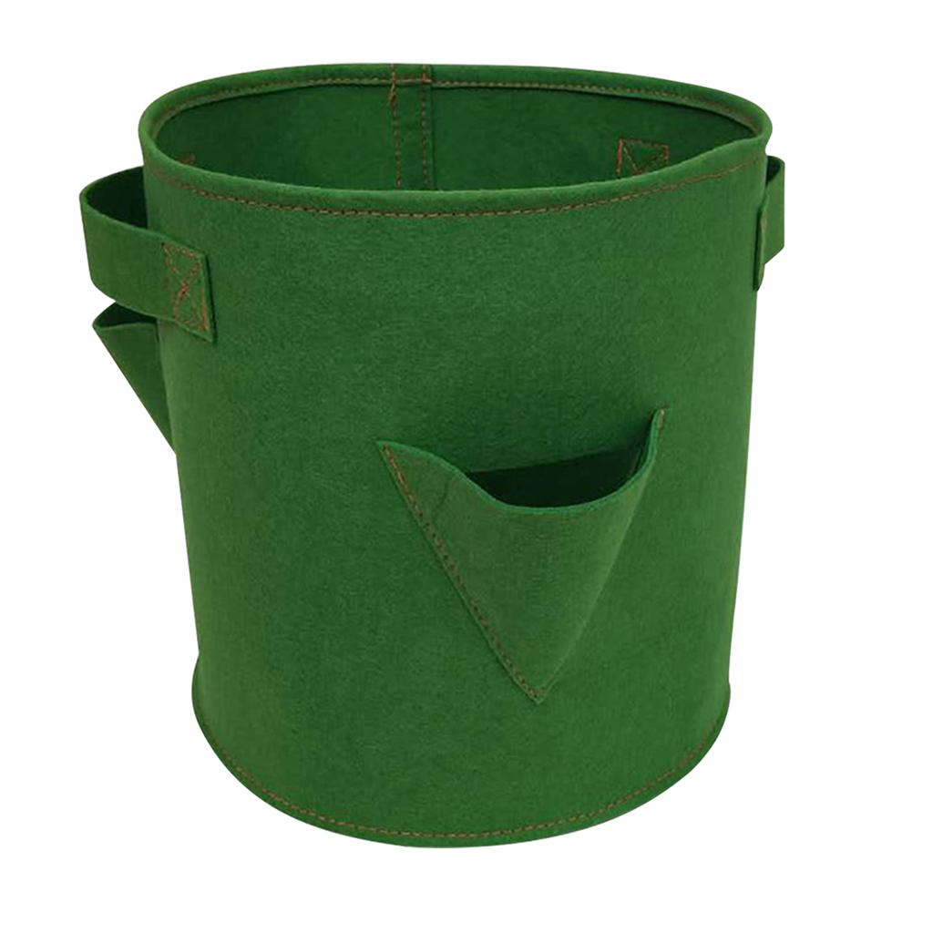 10 Gallon Strawberry Grow Bags with 8 Grow Pouches Planter Box Vegetable Grow Bag Breathable Garden Growing Bag with Handles for Potato Strawberry Fr