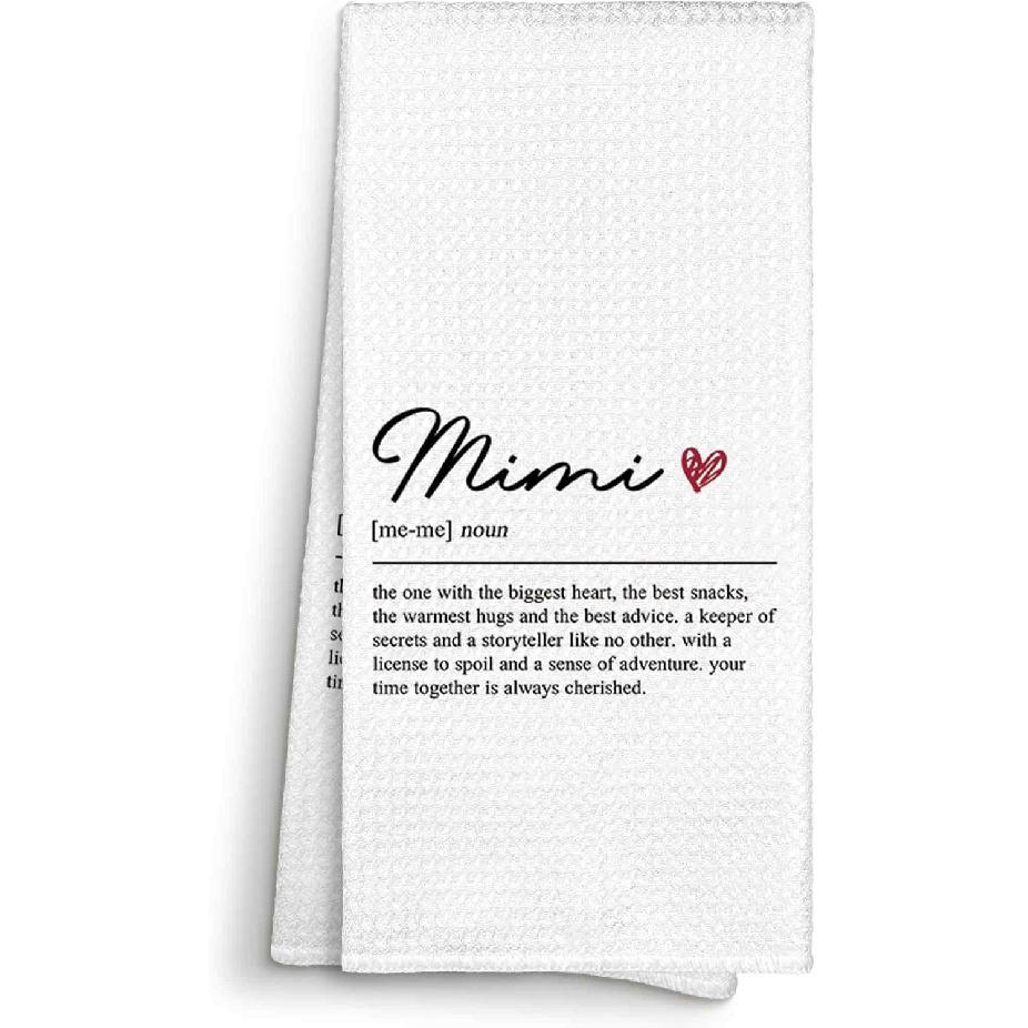 Godmother Definition Gifts Kitchen Towels Decorative 16x24, Godmother Dish Towel Cloths Dishcloths Tea Towel, Godmother Bathroom Kitchen Hand Towel