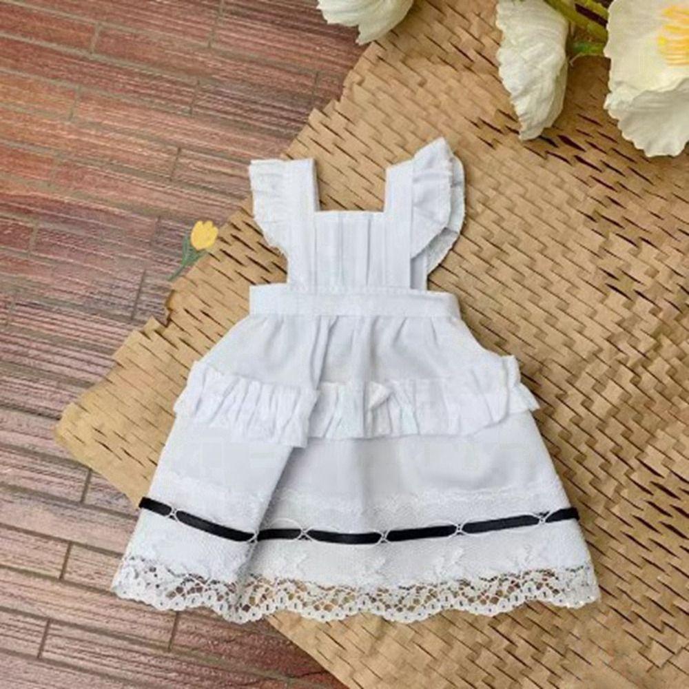 DIY Accessories Princess Clothes Skirts Lovely Doll Maid Dresses for 1/4 1/6 BJD 30/45cm Dolls