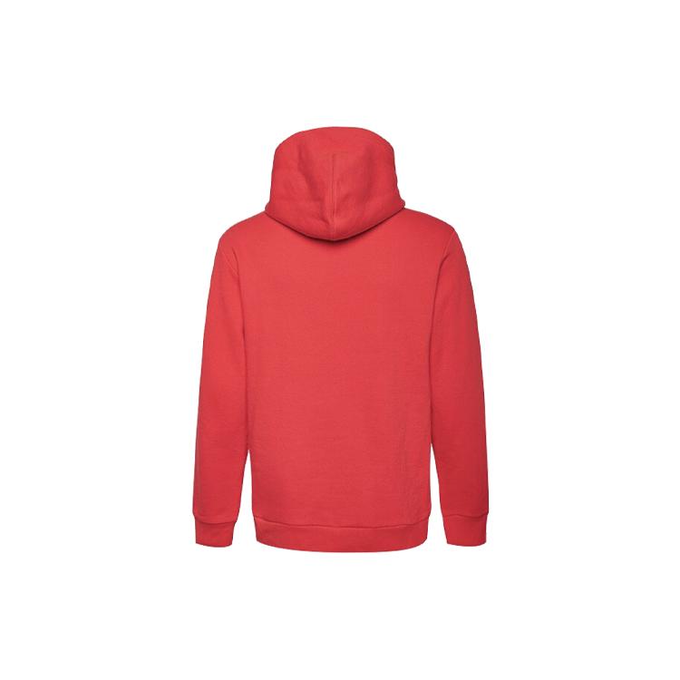 Converse Sweatshirts Men's Red Hooded Moderate Regular 10018351-A02