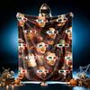 1pc Digital Print Nap Blanket, 3D Glasses Pattern Blanket for Home Use, All Season Warmth, Christmas and Valentine's Day Gift Blanket