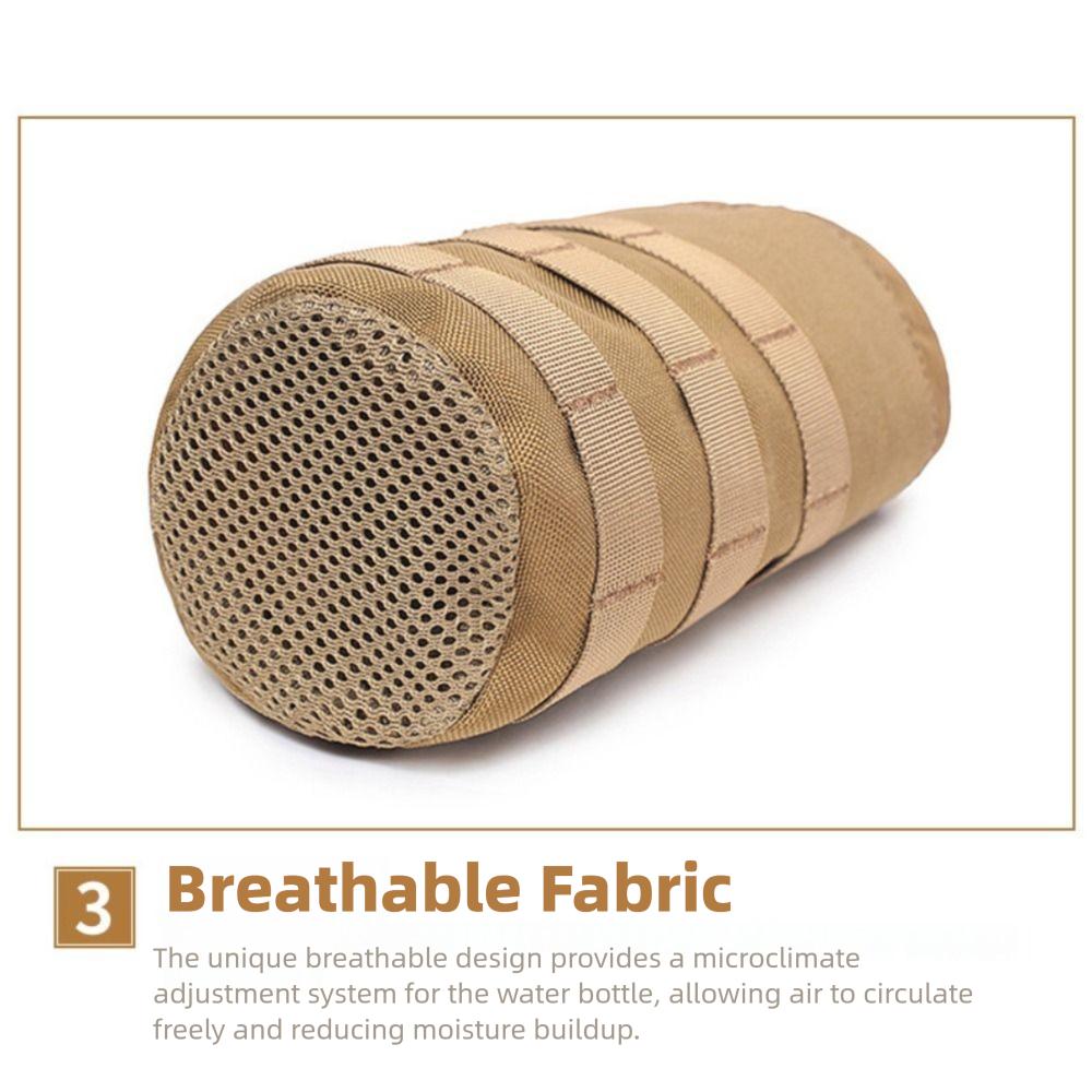Drawstring Camouflage Kettle Carrier Adjustable Bottle Bag Sports Water Bottles Pouch  Outdoor