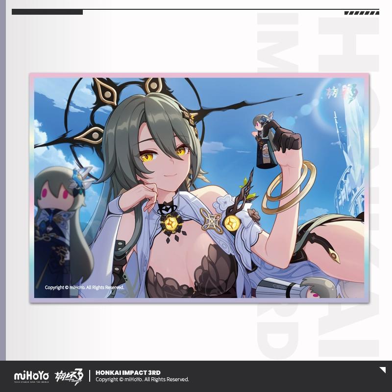 

Sunsyea Honkai Impact 3rd Official Merch miHoYo Original Authentic CG Series PET Colored Paper Kiana Mei Bronya Fu Hua Elysia