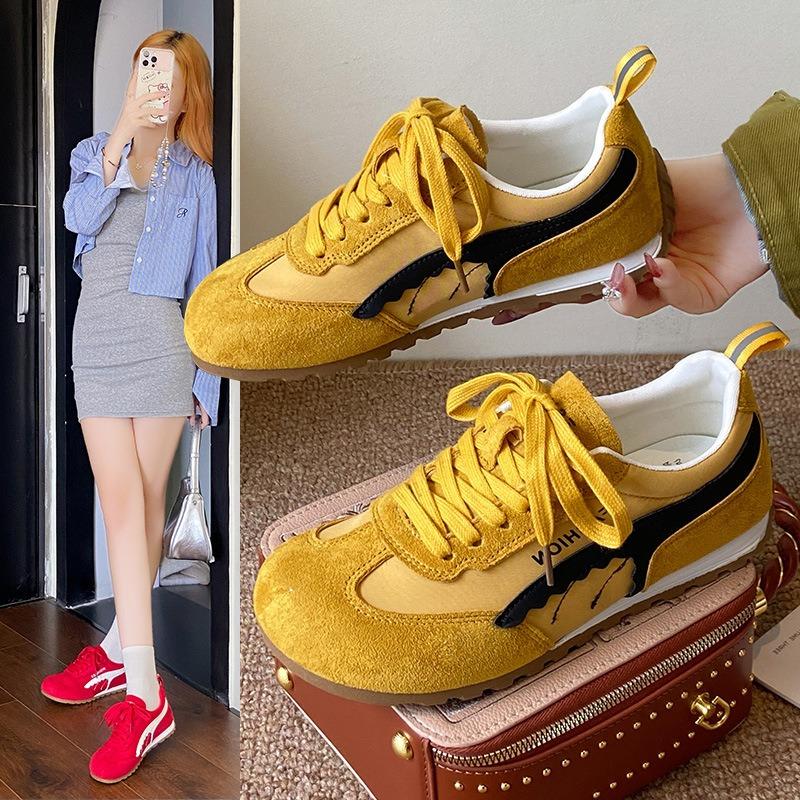 Fashion Casual Shoes Women's Summer New Color Matching Soft Sole Sports Breathability