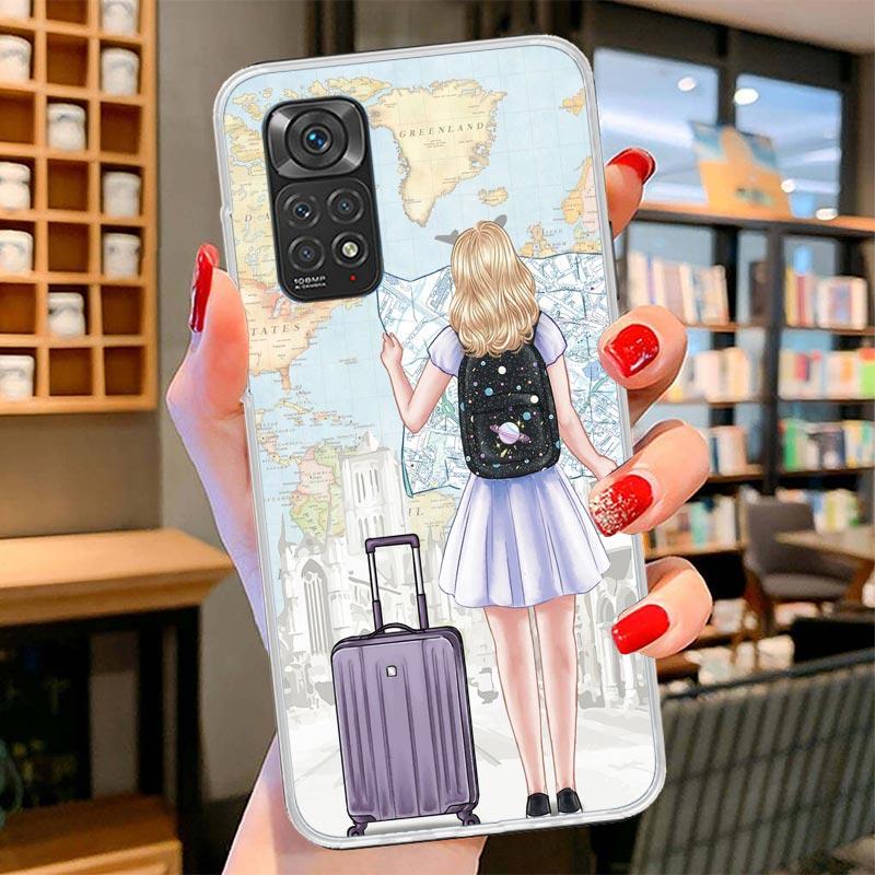 

Girls Best Friends Forever BFF Cover Phone Case For Xiaomi Redmi Note 15 14 13 12 11 10 Pro Plus 14S 12S 11S 11T 11E 10S Soft Fu Redmi Note 11S 4G