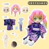 Doll Clothes OB11 Kanroji Mitsuri Interchangeable Face High Quality Full Set 1/12 Plain Body Collect Birthday Christmas Gift