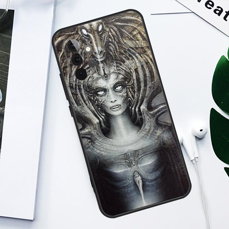 Hr Giger Li II Case For Samsung Galaxy A34 A54 A14 A13 A23 A33 A53 A12 A22 A32 A52 A51 A71 Phone Cover