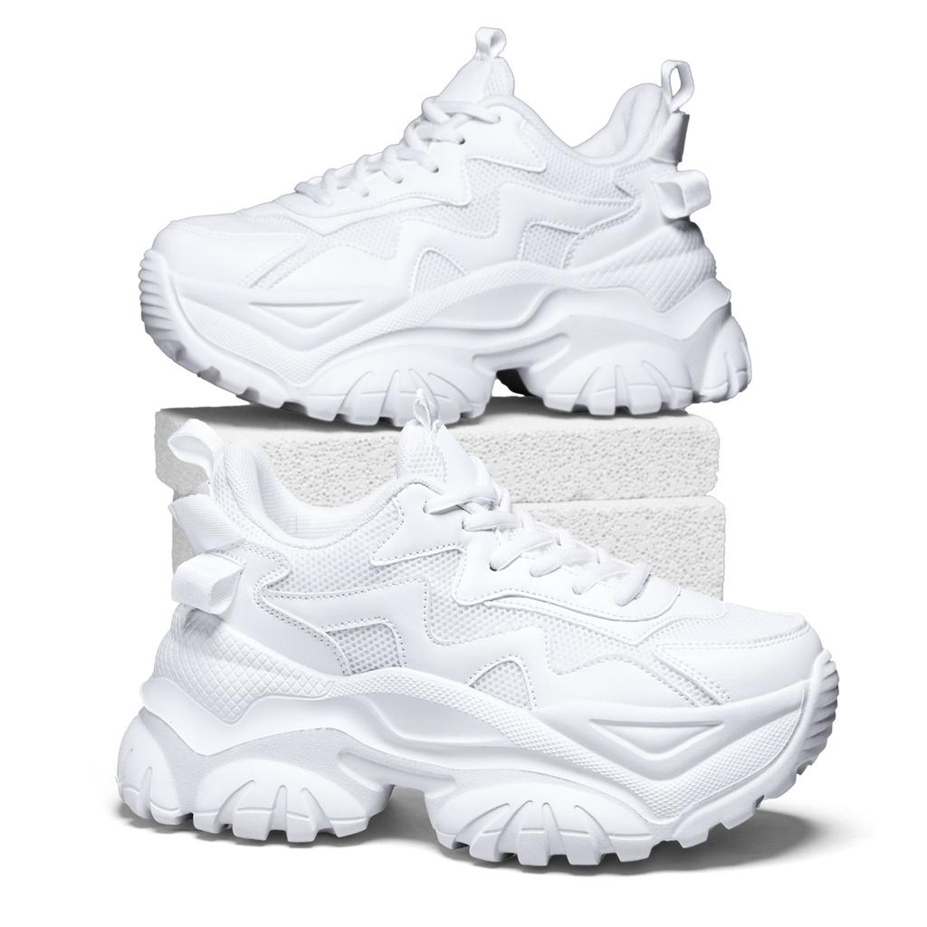 TUINANLE Neue modische und vielseitige trendige Sneaker für Damen: Bequeme Sneaker mit dicker Sohle, Größen 35-42
