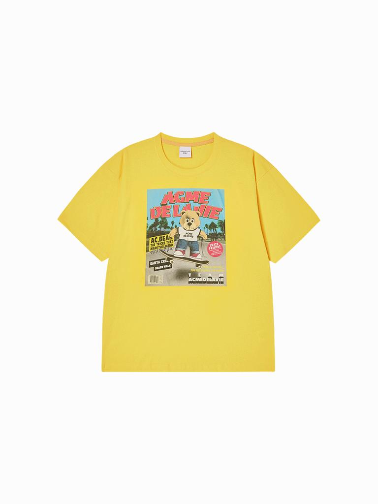 ACME DE LA VIE Magazine Ac Bear Short Sleeve T-Shirt