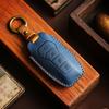 Genuine Crazy Horse Leather Key Case for BYD Dolphin Tang Qin Han Song Car Keys Protection Cover