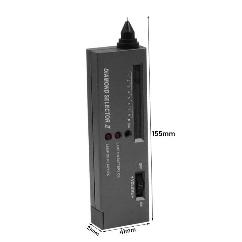 Diamond Gems Tester Pen Portable Gemstone Selector Tool LED Indicator Accurate Reliable Jewelry Test Tool