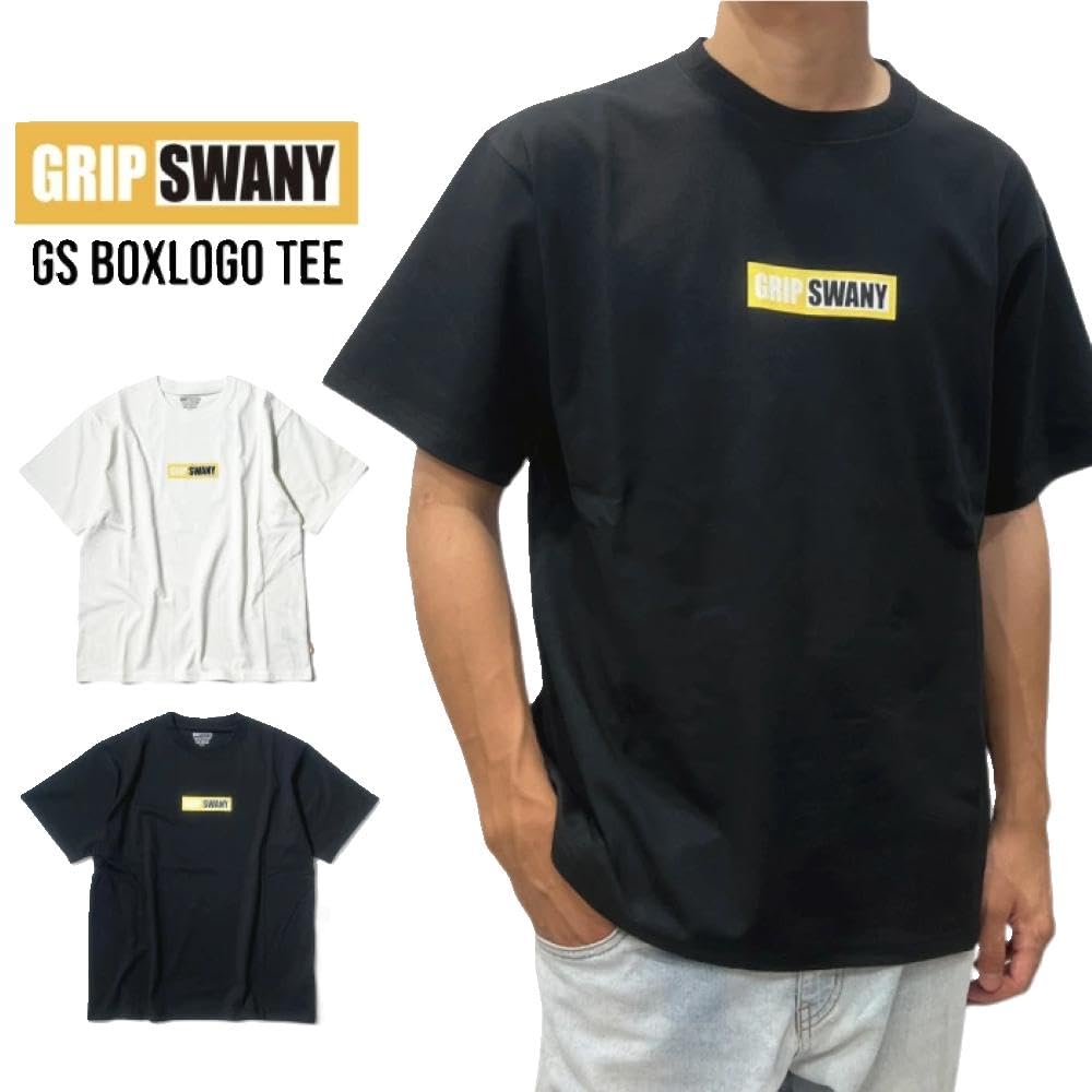 [Grip Swany] GS BOX LOGO TEE T-shirt GSMCT-109T (L, White)