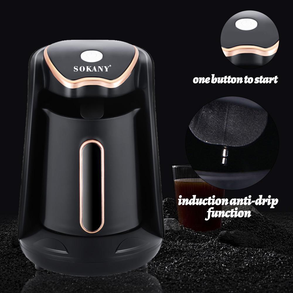 European Electric Turkish Coffee Pot - Convenient Home Coffee Maker
