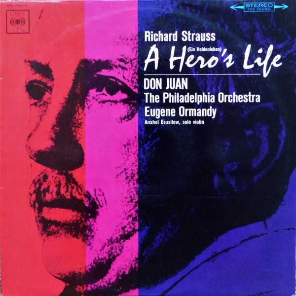 

LP Record EUGENE ORMANDY PHILADELPHIA ORCHES R. Strauss Ein Heldenleben Op. 40 OS790C CBS Japan Classical Used