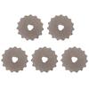 5Pcs Cloth Cutting Knife Blade Paper Cloth Hob Rolling Cutter Tailor Sewing Supplies 45mm