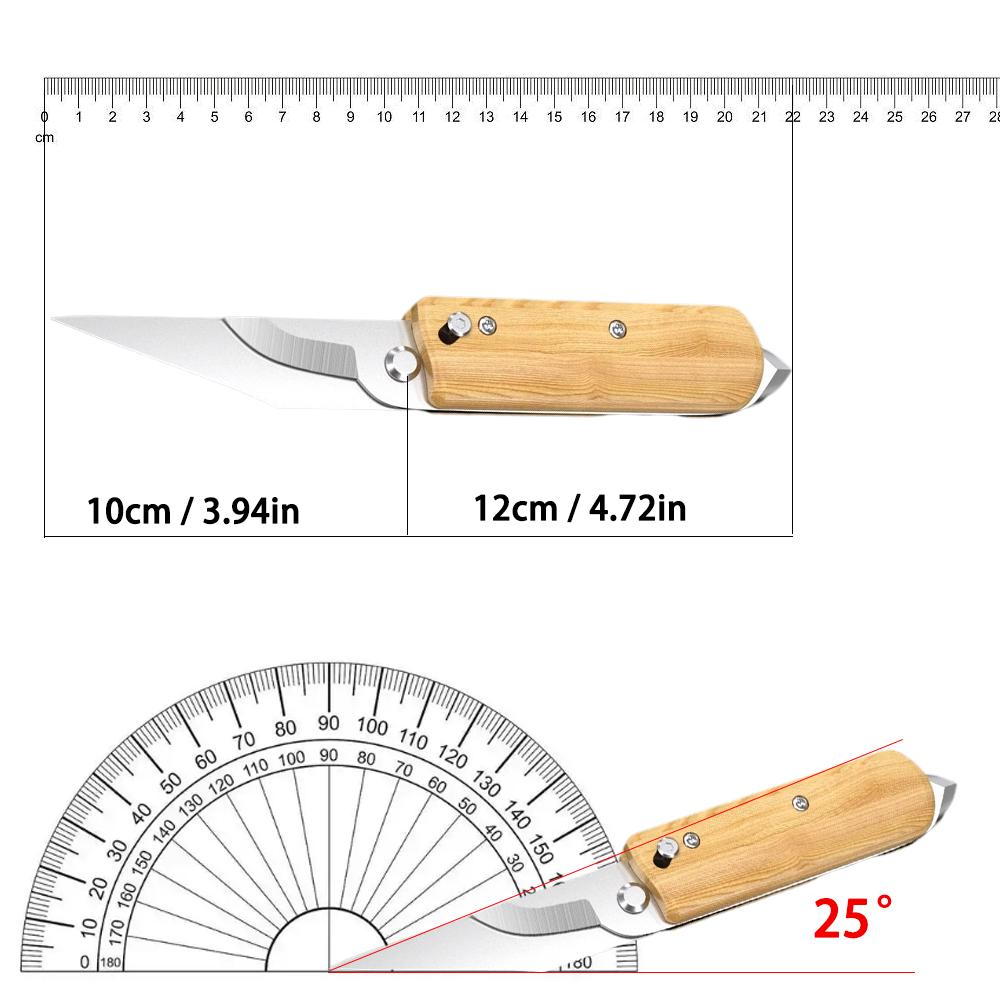 2-in-1 Grafting Knife with One-Click Switch to Scissors, Equipped with Sheath and Debarking Knife for Efficient Gardening Tasks