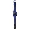 Swatch Square Bioceramic Squarely Blacklight Watch, SO34N700, Unisex/Adult