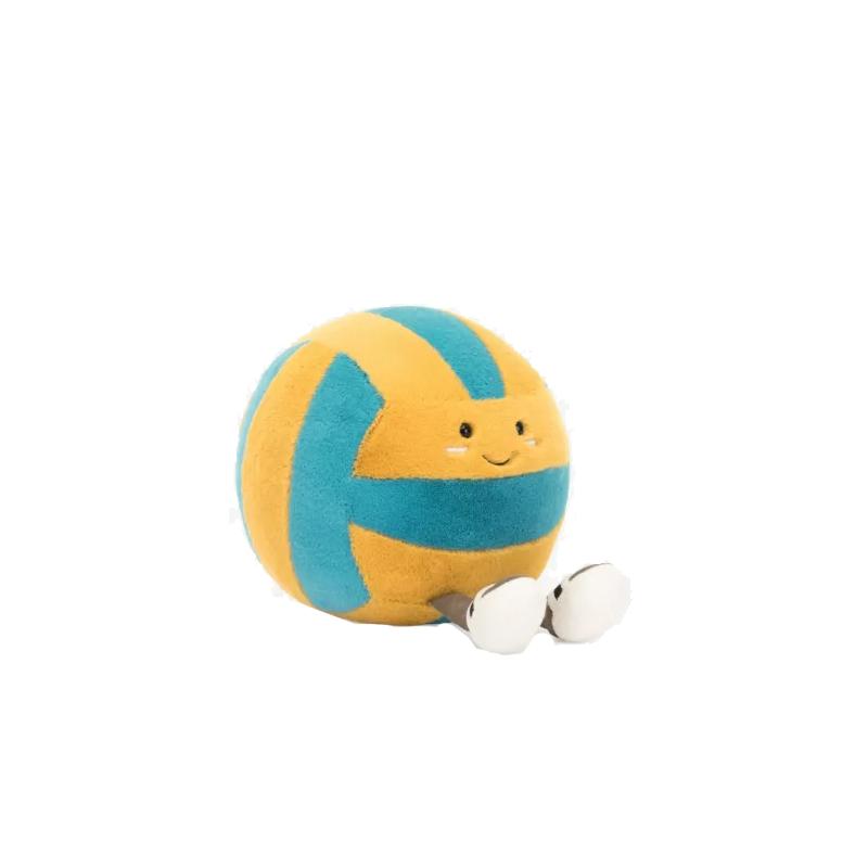 JELLYCAT Fun Sports Amuseable Beach Volleyball Doll Plush Doll Sitting Height 22cm Height