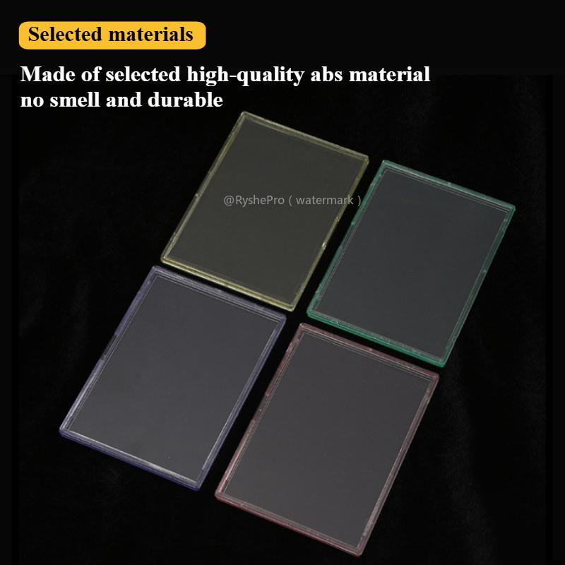 10pcs 69*95mm Card Sleeves Protector Hard Plastic Baseball Rigid Toploading Card Case for Collectible Trading Sports Cards