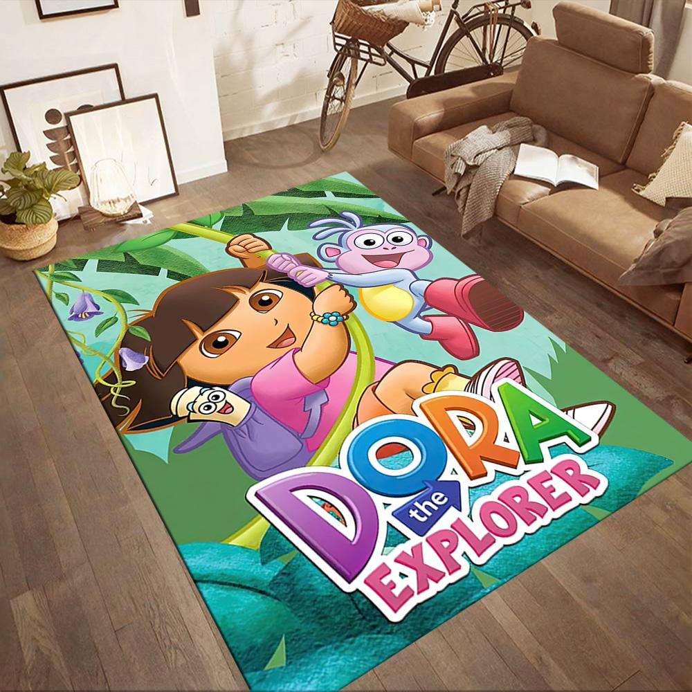 I tappeti quadrati Dora And Boots Adventure sono un'ottima scelta per soggiorni, camere da letto, decorazioni per la casa e come regali.