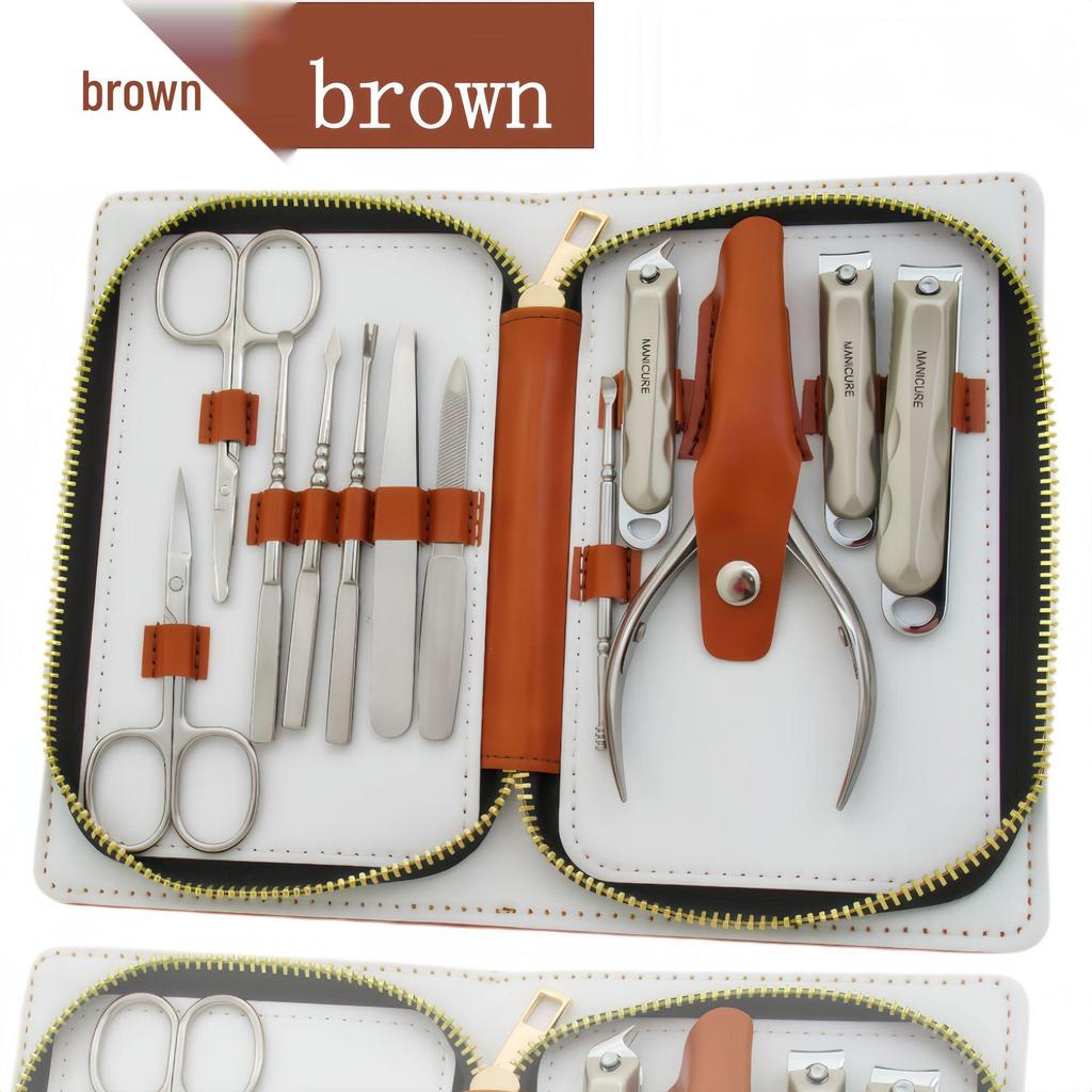 Compact Stainless Steel Nail Clipper & Manicure Set