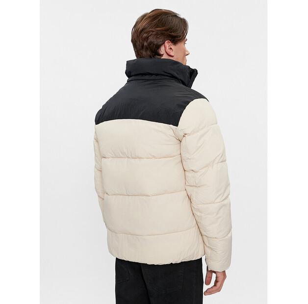 Winter Jacket Calvin Klein Crinkle K10K112227 Beige, Standard Fit