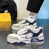 Herren Freizeitschuhe mit dicker Sohle Vier-Jahreszeiten Low-Top Board-Schuhe Weichsohlige bequeme Laufschuhe Studenten Sport-Board-Schuhe