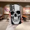 Funda para Teléfono con Cuatro Patrones de Calavera Espeluznante para Samsung Galaxy A14 A04 A54 A34 A73 A13 A23 A51 A24 A52 A16 A06 A33 A50 A07
