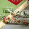 Flower Series Straight Ruler 15cm Transparent Plastic Drawing Painting Rulers for Student School Office Stationery Supplies