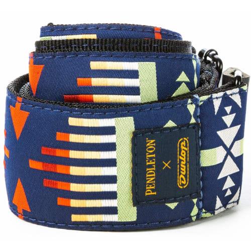 Jim Dunlop PWM09 Pendleton x Dunlop Arrow Revival Jacquard Strap, Blue