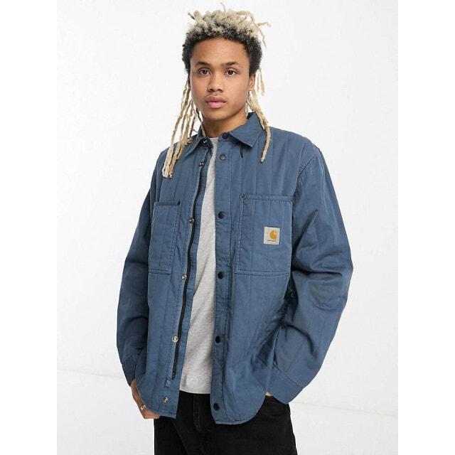 

Синяя стеганая рубашка Carhartt WIP Skyler