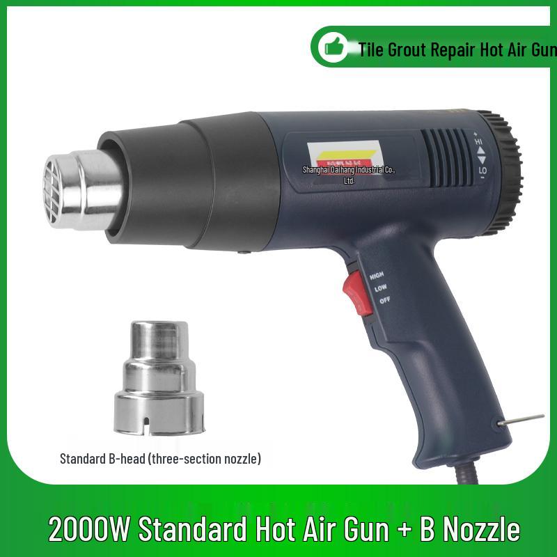 

Two-Component Grout Hot Air Gun: Seam Cleaning & True Porcelain Glue Rework Tool