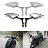 1 Paar 8 MM 10 MM Motorrad Blade Rückspiegel Cruiser Für Harley Davidson Street Glide Street Sport Bike Cruiser
