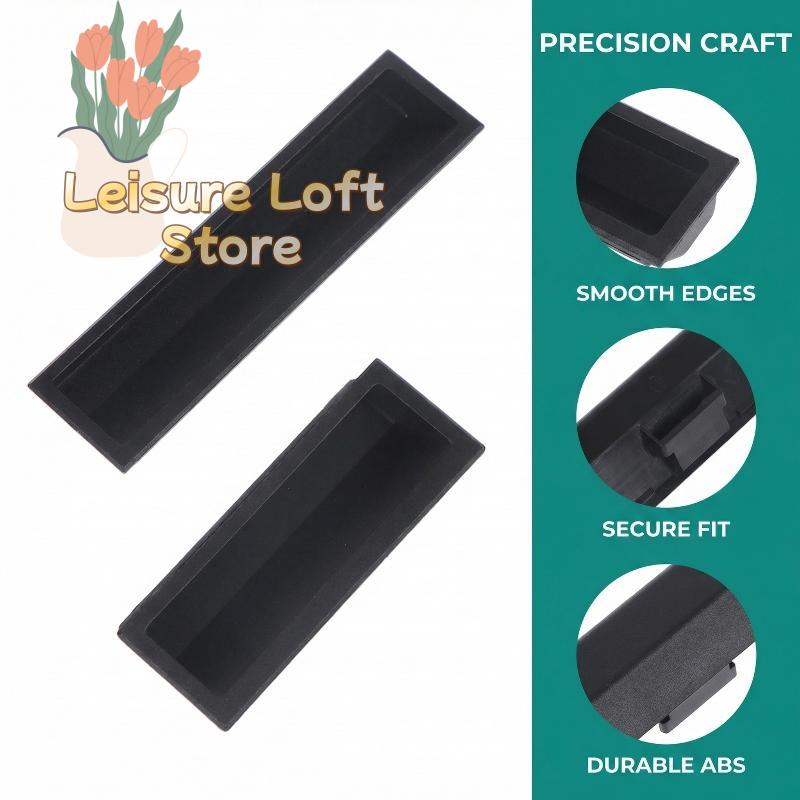 Plastic Recessed Concealed Handle for Industrial Sheet Metal Cabinets–Flush Mount Grip for Chassis&Control BoxDoors,Durable&Safe