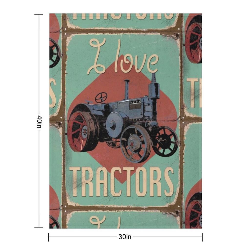 BoolerooTractorT48_01a Throw Blanket Decorative Sofas Thermal Decorative Beds for babies Blankets