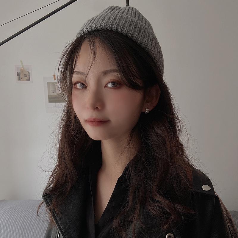 Unisex Wide Square S925 Silver Needle Earrings - Easy-To-Wear Buckle Design