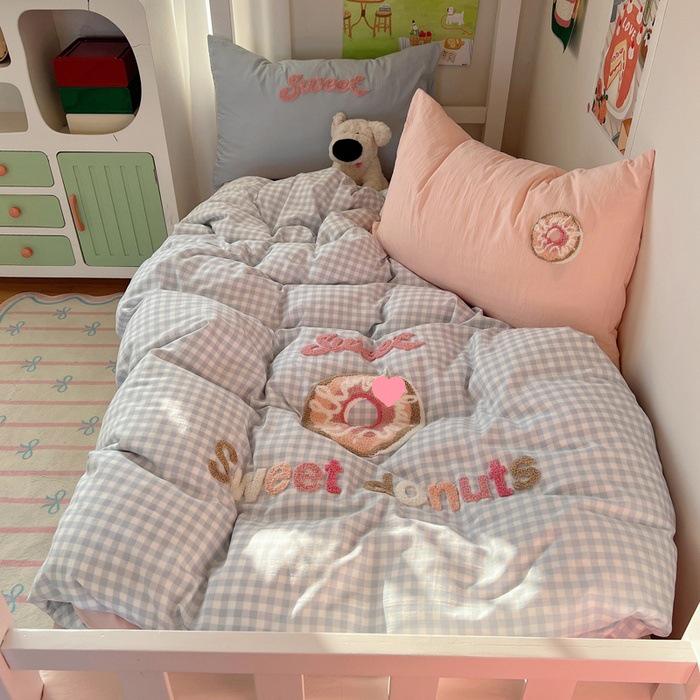 2026 New Student Single Bed Three-Piece Set: Cute and Cool Towel Collection
