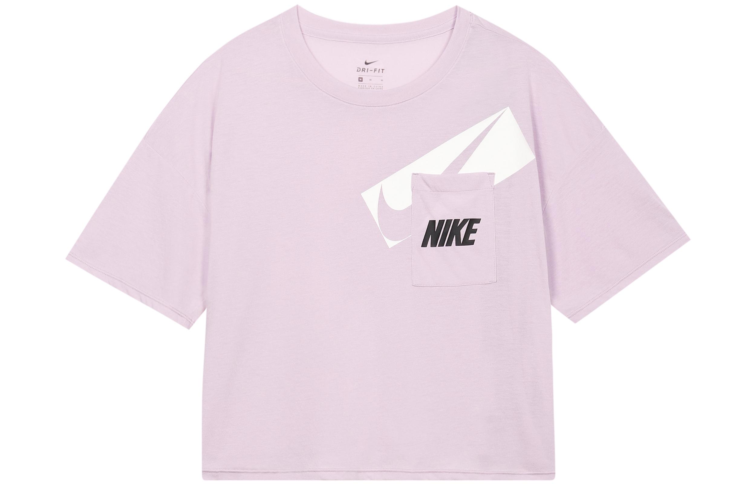 

Nike T Shirts Women s Pink Crew Neck Moderate DC7190-576 L