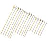 50-100pcs Stainless Steel Flat Head Pins Gold Silver Plated Ball Head Pins Eye Needle For Jewelry Making DIY Earring Accessories