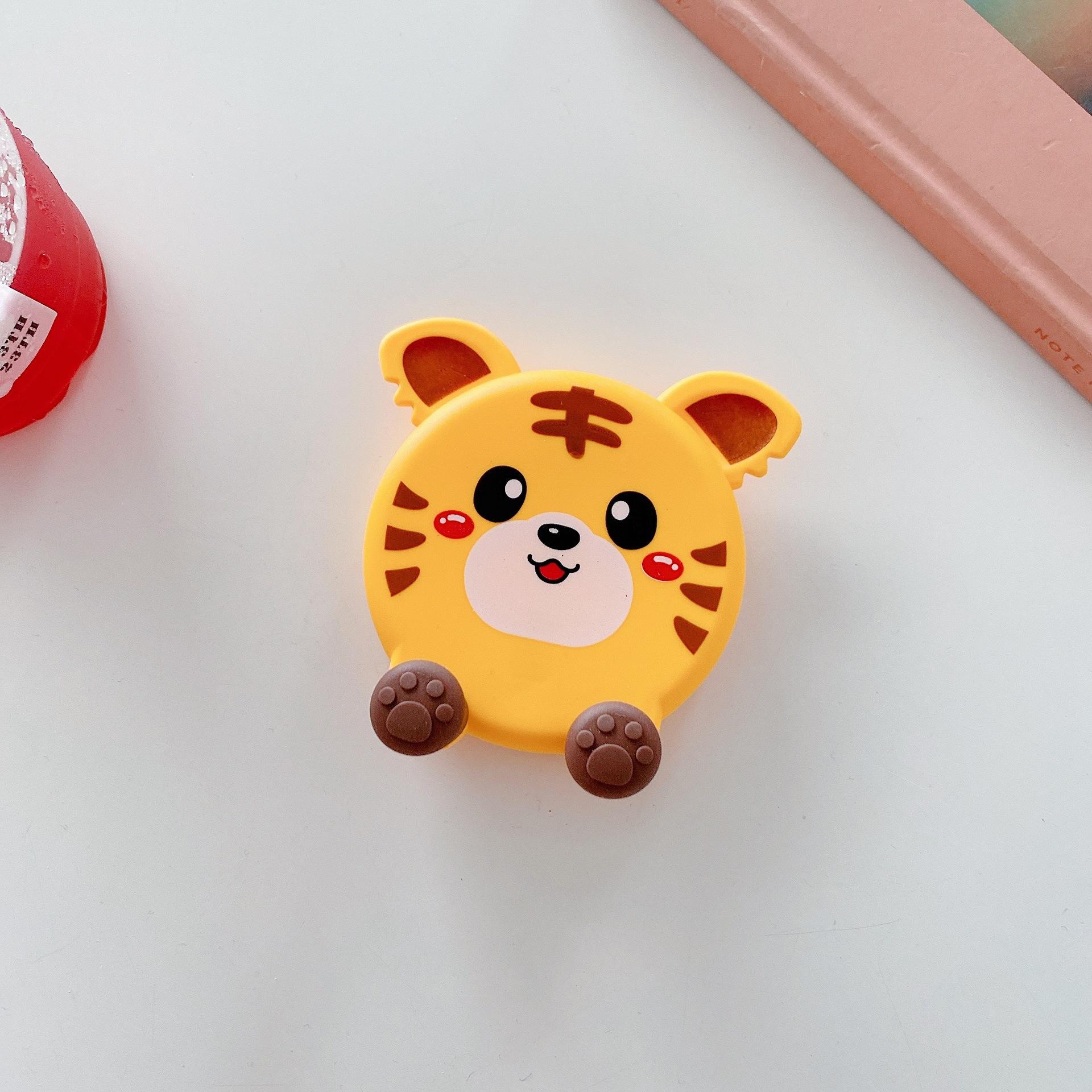 1pc Cartoon Mobile Phone Bracket Lifting Folding Bracket Flat Universal Multifunctional Desktop Lazy Bracket Phone Holder