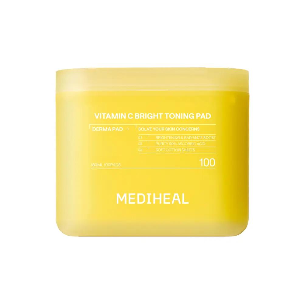 MEDIHEAL Vitamin C Bright Toning Pad – 100 Pads / 200 Pads