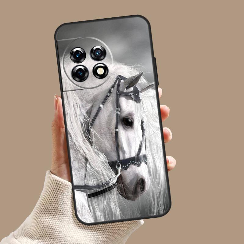 Horse Sketch Case For OnePlus Nord 5 CE 3 4 Lite N20 N30 OnePlus 15 13 12 11 8 9 10 Pro 10T 13T 13R Cover