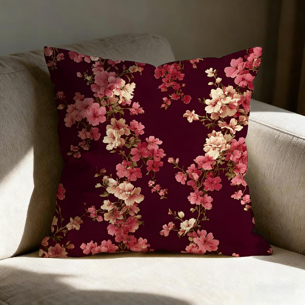 Pillow Case Linen Pillow Covers Cover For Couch Living Room Bench Patio Floor Linen Home Decor NNiche Fresh Prints Style Art