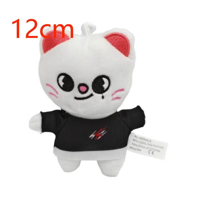 Skzoo Schlüsselanhänger Plüschtier Kawaii Skzoo Stray Wolf Plüsch Cartoon Stofftier Puppe Kawaii Begleiter Spielzeug Kindergeschenk!