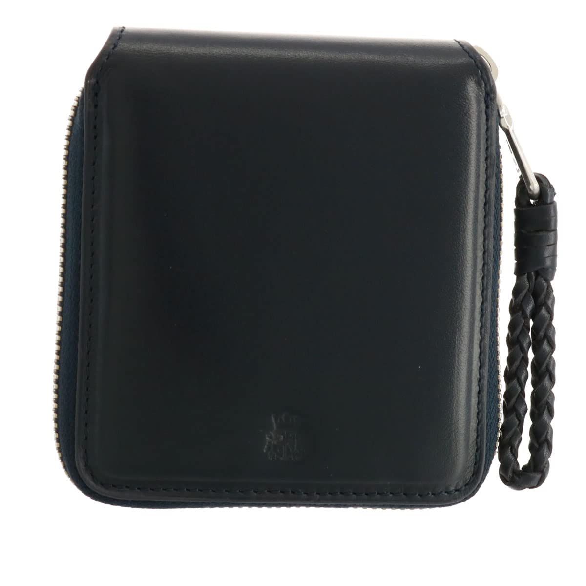 

Bifold Wallet Round Zipper Mini Wallet PAZ1502 Cowhide Leather Black [PID] Men s [10] чорний