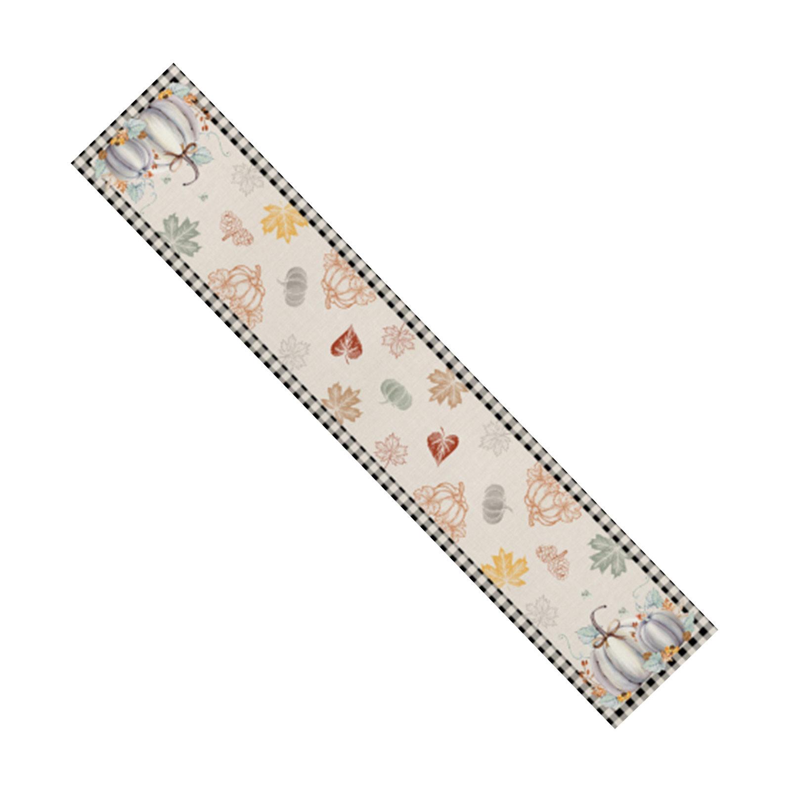 

Дорожка для обеденного стола на День благодарения, кленовый лист, свадебный декор, скатерть для обеденного стола One Size