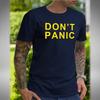 DON'T PANIC Mens T-shirt Funny Impractical Jokers Q Murr Joe Sal NYC New Jersey