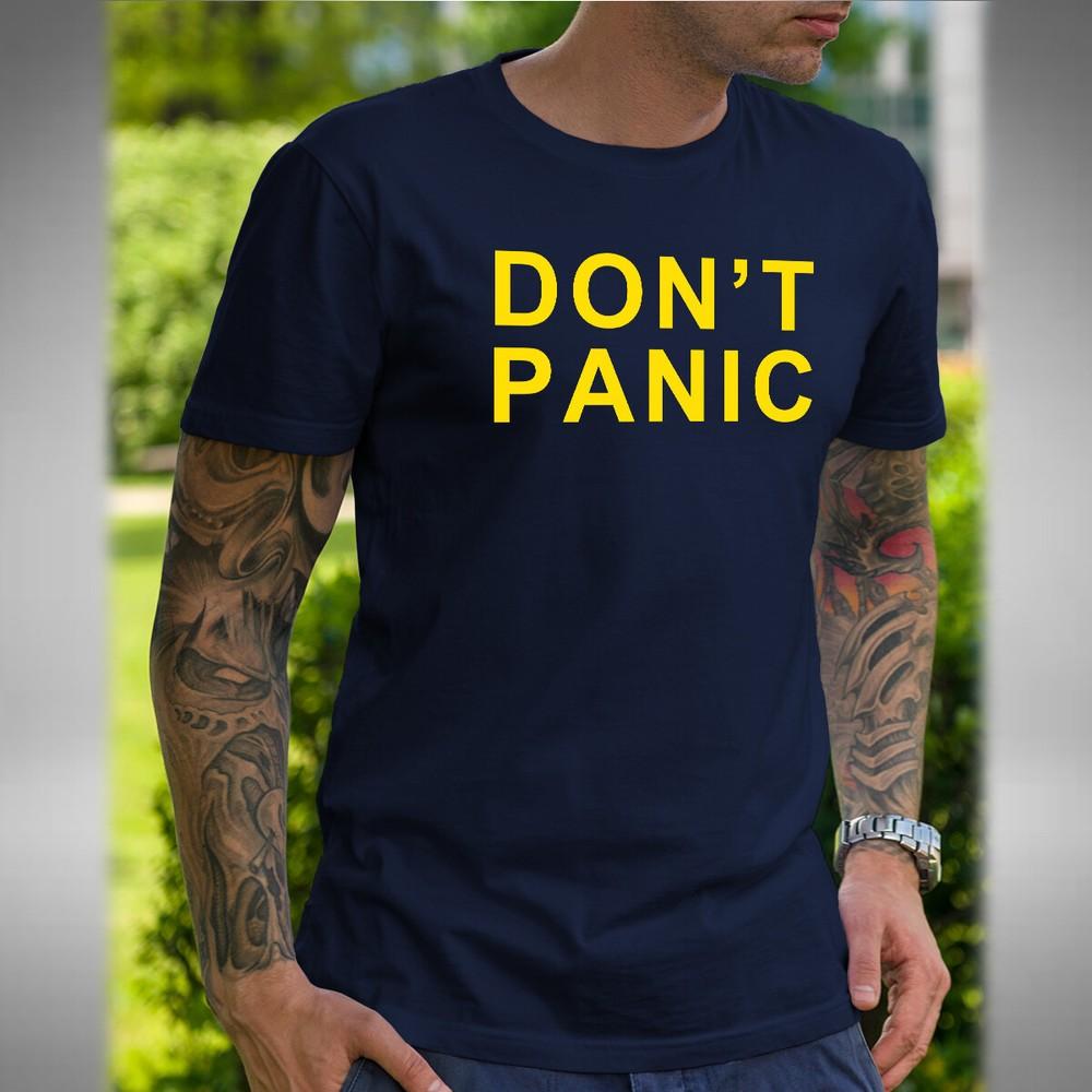 

DON T PANIC Mens T-shirt Funny Impractical Jokers Q Murr Joe Sal NYC New Jersey M